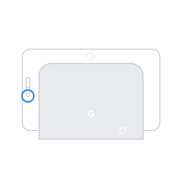 nest hub volume down button