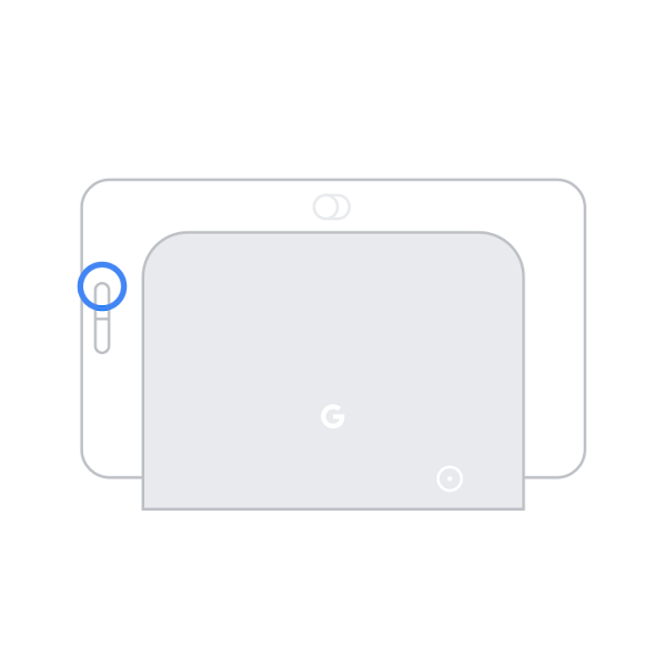 nest hub volume up button